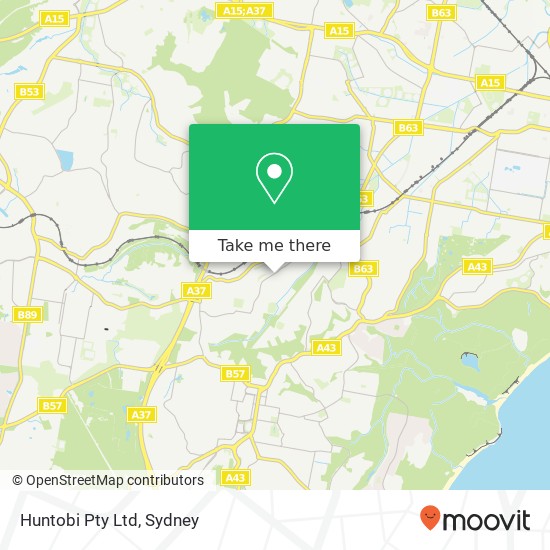 Huntobi Pty Ltd map