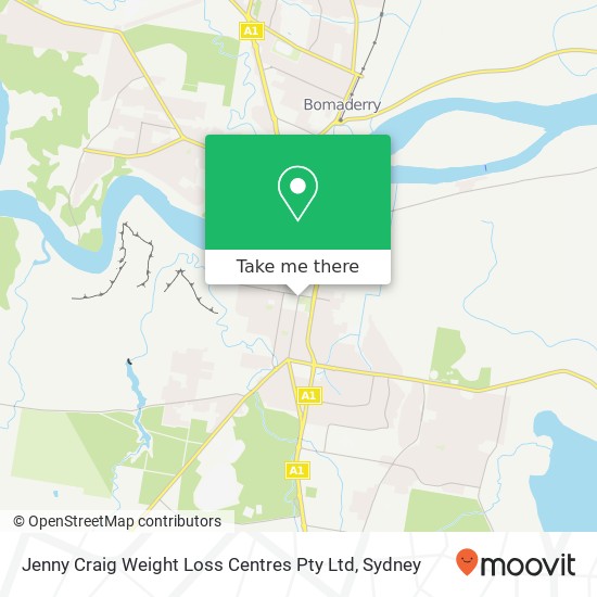 Jenny Craig Weight Loss Centres Pty Ltd map