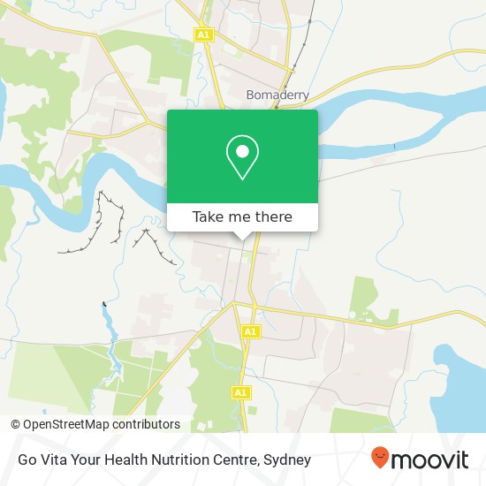 Mapa Go Vita Your Health Nutrition Centre