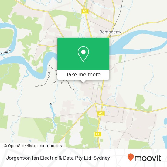 Jorgenson Ian Electric & Data Pty Ltd map