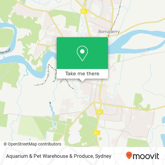 Aquarium & Pet Warehouse & Produce map