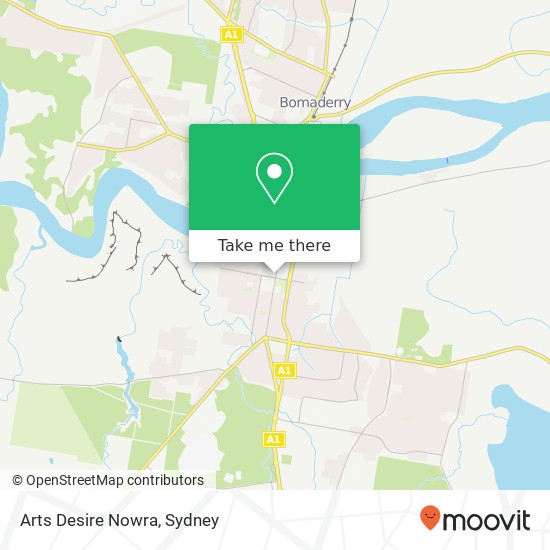 Arts Desire Nowra map