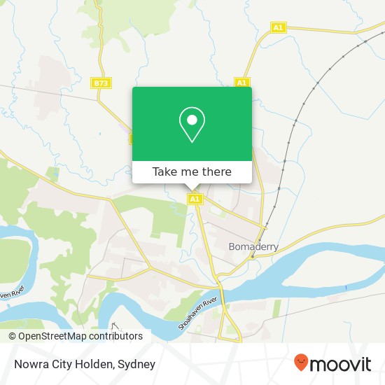 Nowra City Holden map