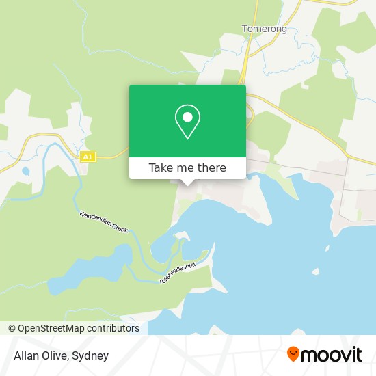 Allan Olive map