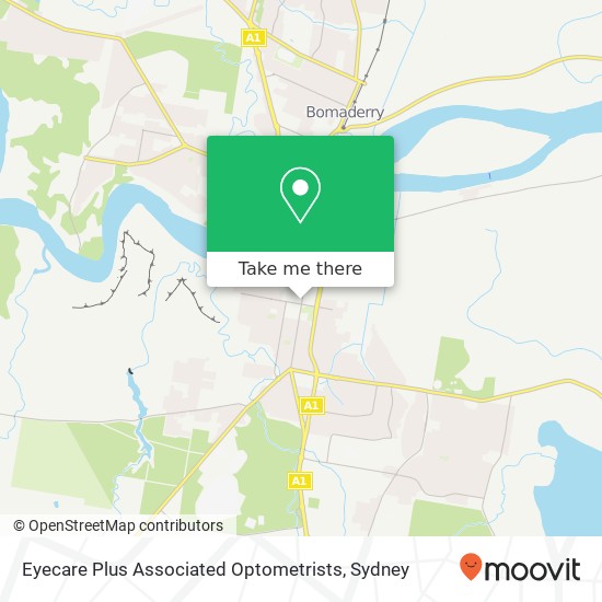 Eyecare Plus Associated Optometrists map