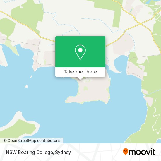 Mapa NSW Boating College