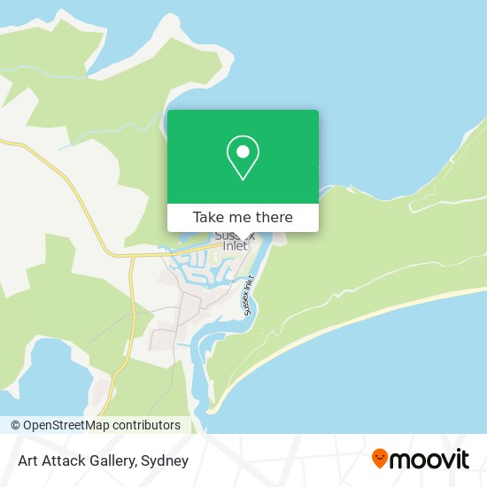 Art Attack Gallery map