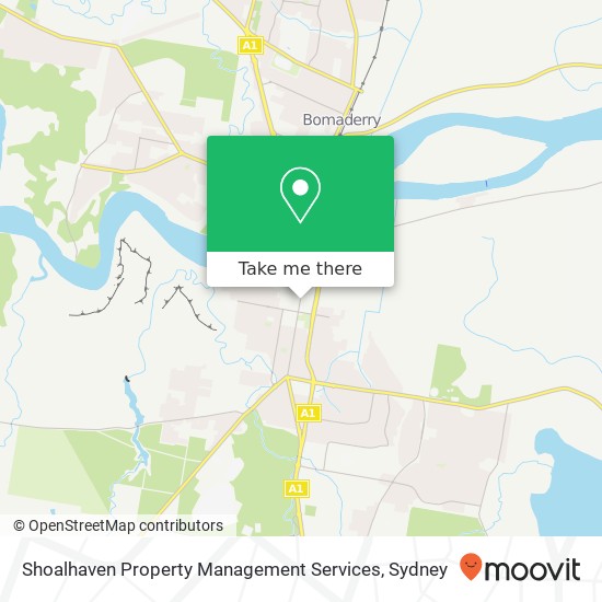 Mapa Shoalhaven Property Management Services