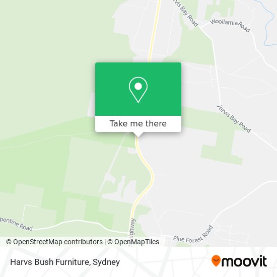 Harvs Bush Furniture map