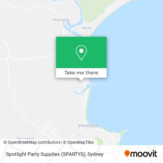 Spotlight Party Supplies (SPARTYS) map