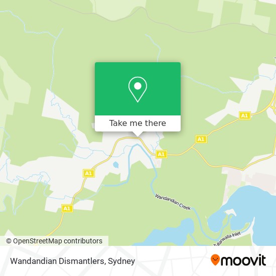 Mapa Wandandian Dismantlers