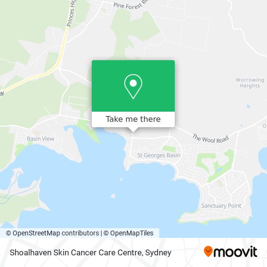 Shoalhaven Skin Cancer Care Centre map