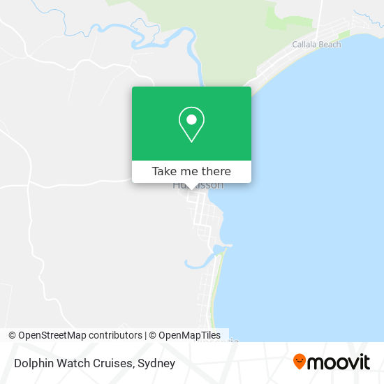 Dolphin Watch Cruises map