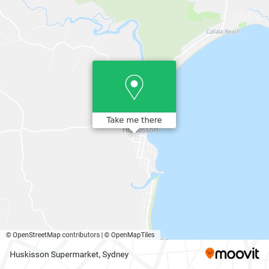 Mapa Huskisson Supermarket