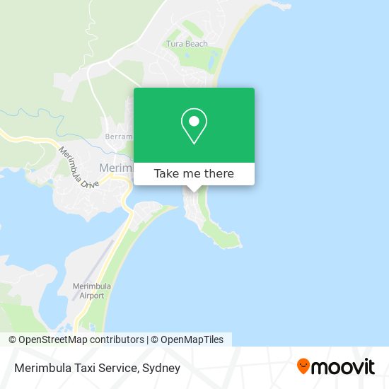Merimbula Taxi Service map