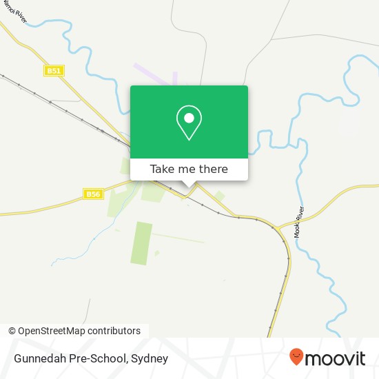 Mapa Gunnedah Pre-School