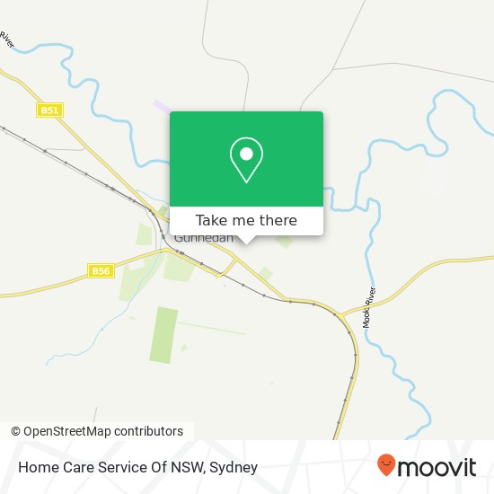 Home Care Service Of NSW map