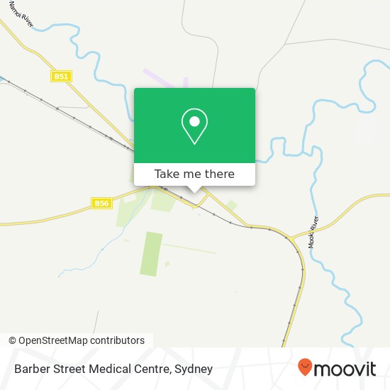 Barber Street Medical Centre map