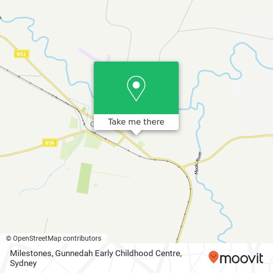 Milestones, Gunnedah Early Childhood Centre map