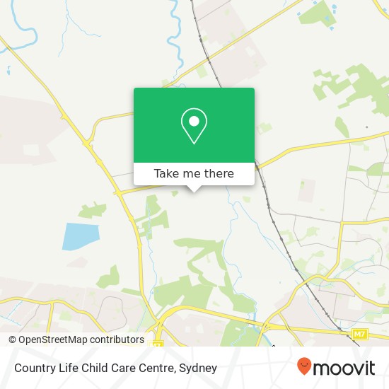 Country Life Child Care Centre map