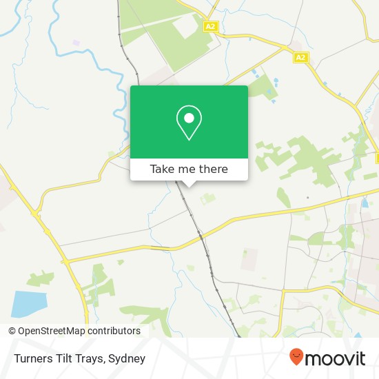 Turners Tilt Trays map