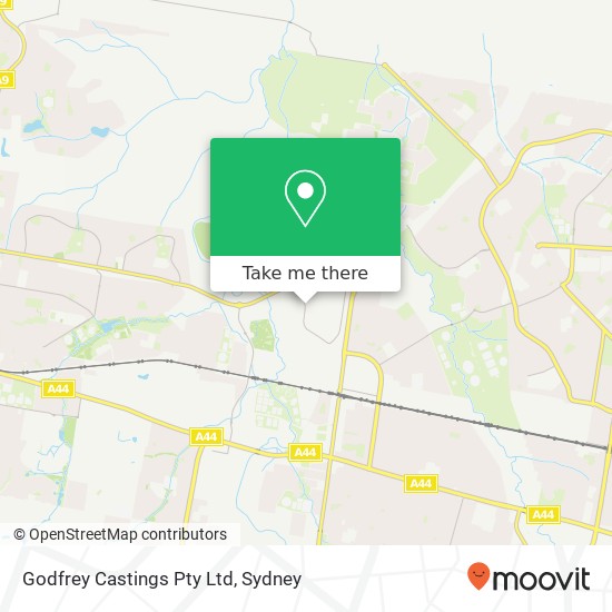 Godfrey Castings Pty Ltd map