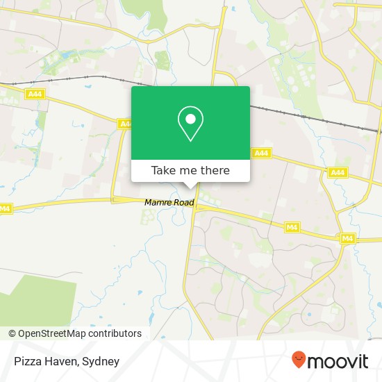 Mapa Pizza Haven