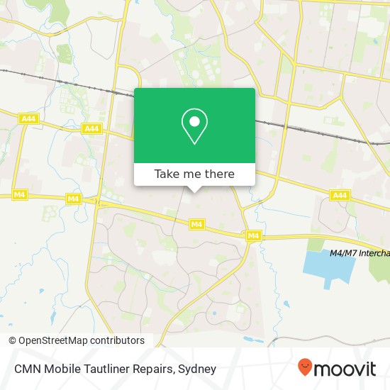 CMN Mobile Tautliner Repairs map