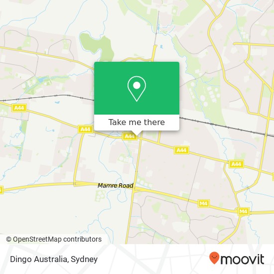 Dingo Australia map