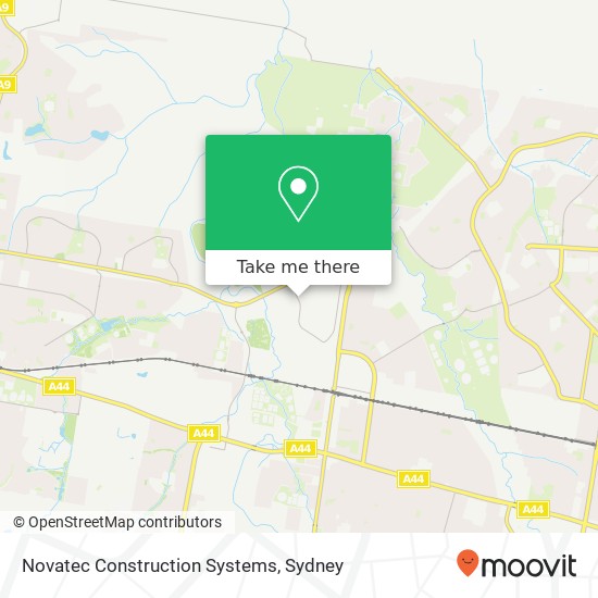 Mapa Novatec Construction Systems