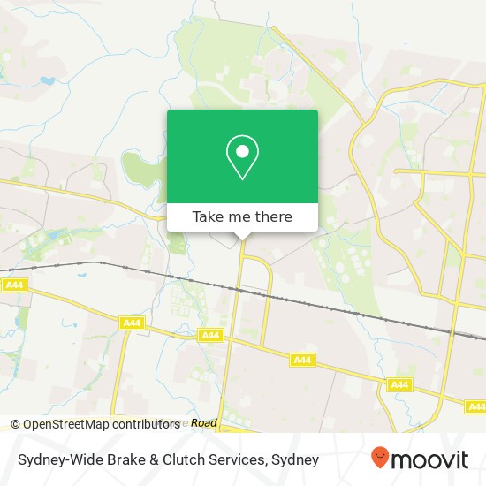 Sydney-Wide Brake & Clutch Services map