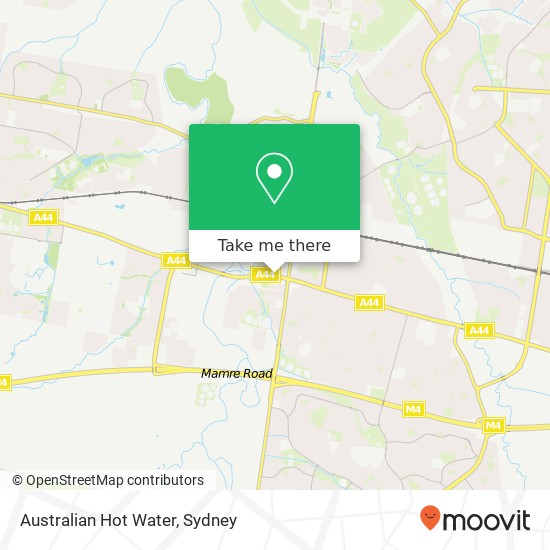 Australian Hot Water map
