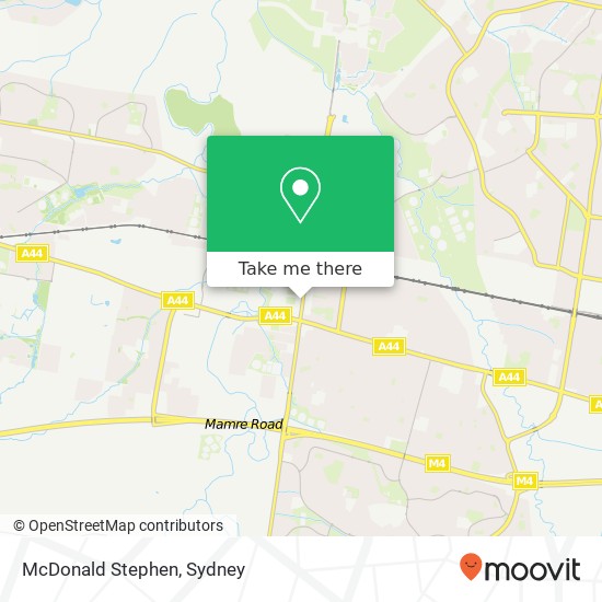 McDonald Stephen map