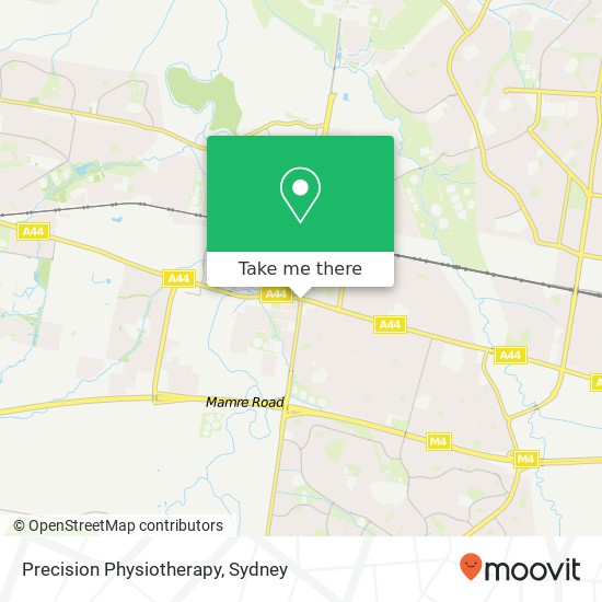 Precision Physiotherapy map