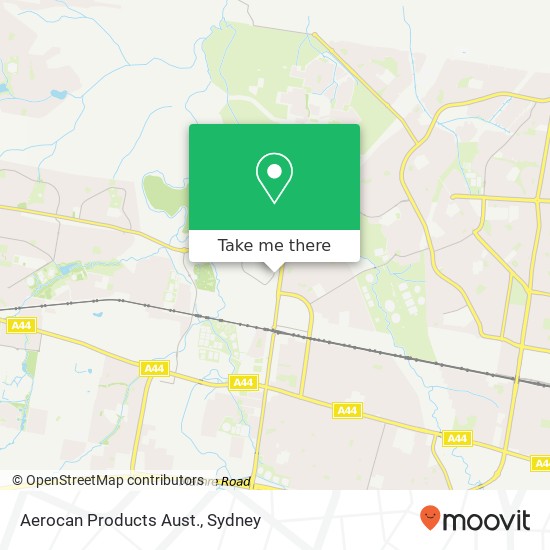 Aerocan Products Aust. map