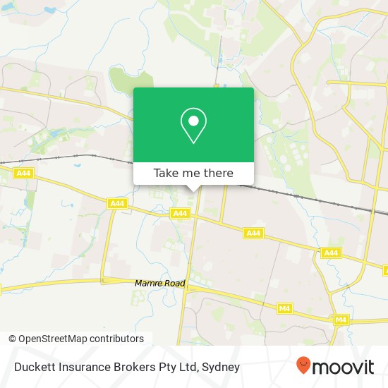 Duckett Insurance Brokers Pty Ltd map