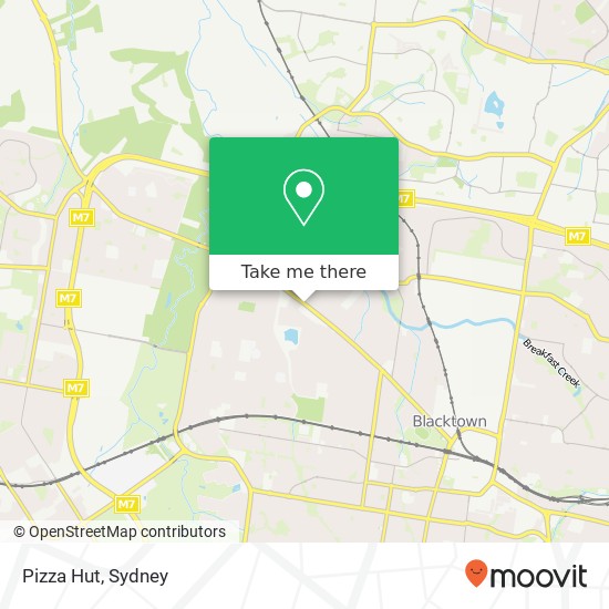 Pizza Hut map