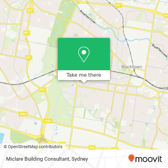 Miclare Building Consultant map