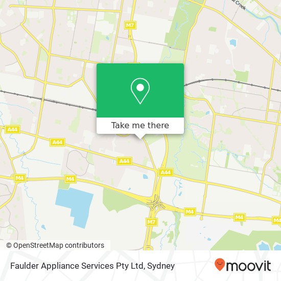 Faulder Appliance Services Pty Ltd map