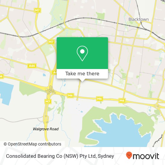 Consolidated Bearing Co (NSW) Pty Ltd map