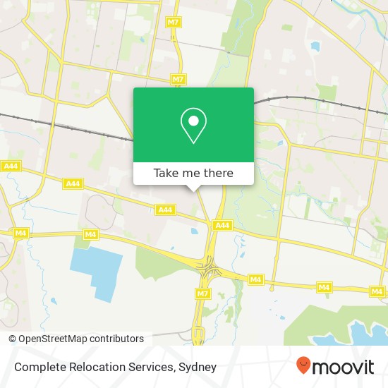 Complete Relocation Services map
