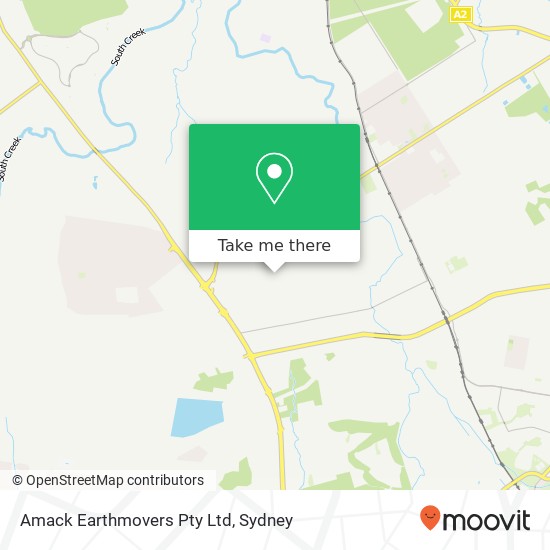 Amack Earthmovers Pty Ltd map