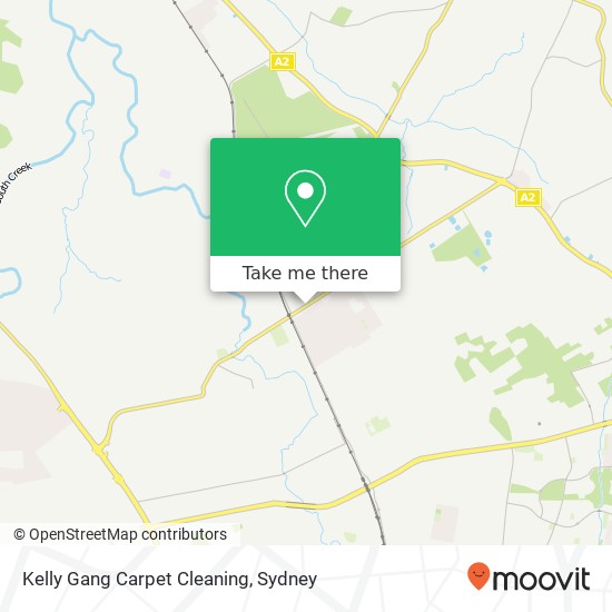 Kelly Gang Carpet Cleaning map