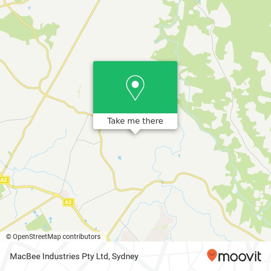 MacBee Industries Pty Ltd map