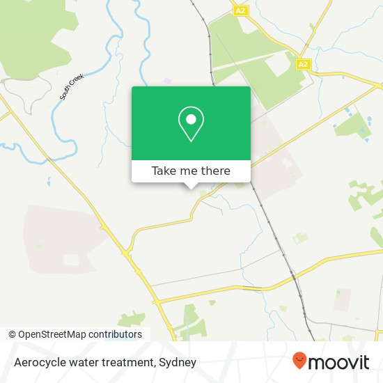 Aerocycle water treatment map