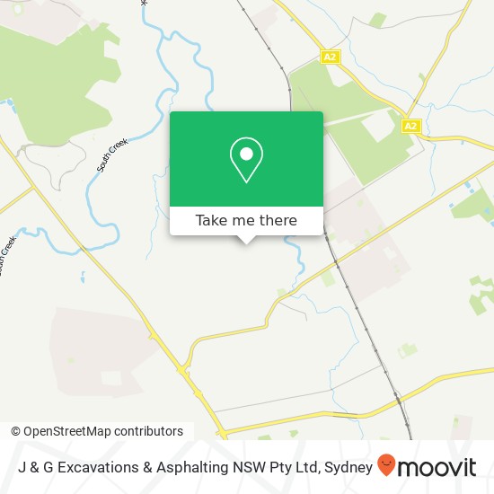 Mapa J & G Excavations & Asphalting NSW Pty Ltd