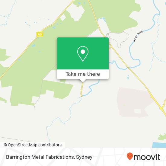 Barrington Metal Fabrications map