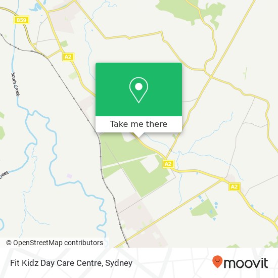 Mapa Fit Kidz Day Care Centre