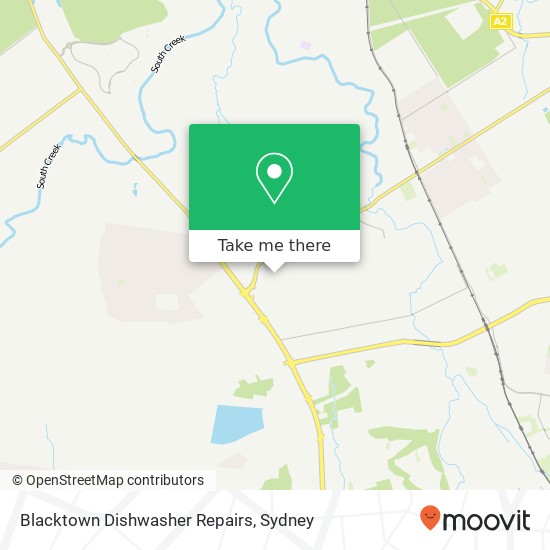 Blacktown Dishwasher Repairs map