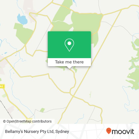 Bellamy's Nursery Pty Ltd map